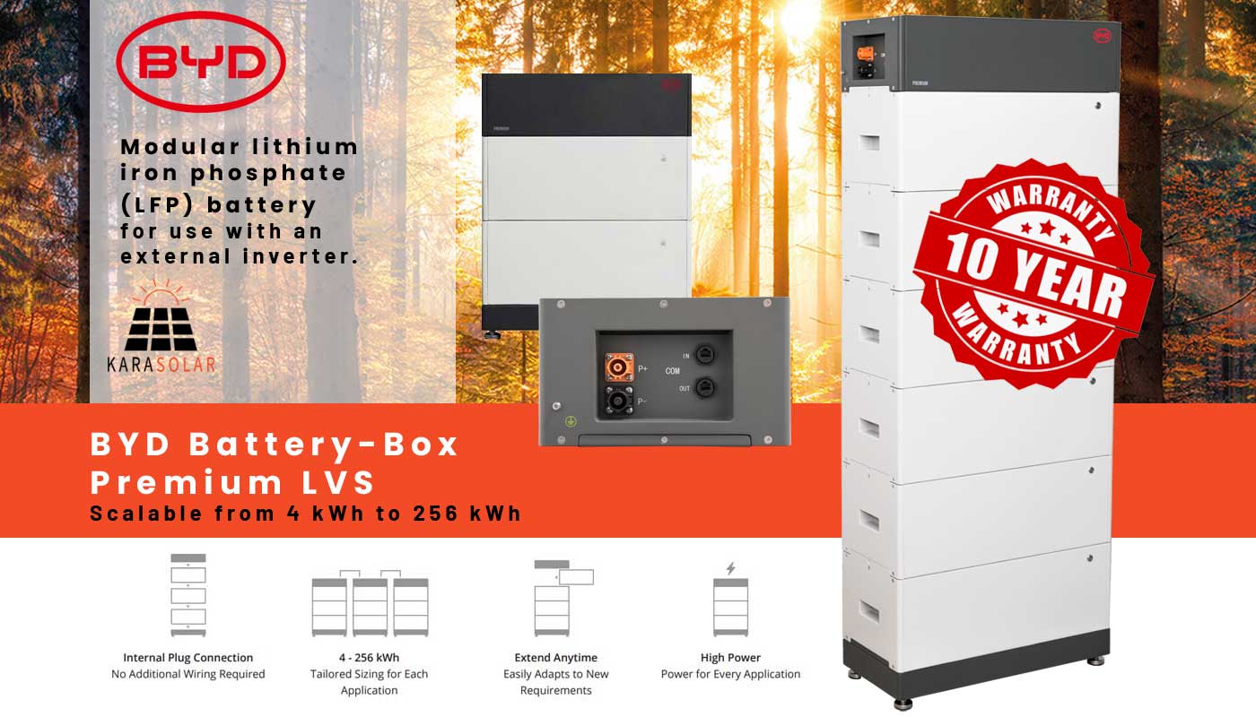 BYD Battery Box Premium LVS - KaraSolar Ltd.