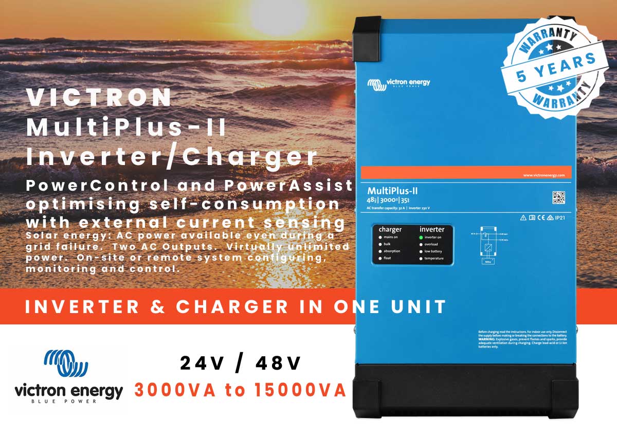 Featured image for “Victron MultiPlus-II Inverter/Charger”