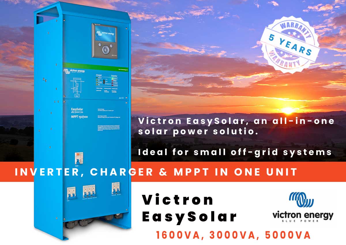 Featured image for “Victron EasySolar Inverter/Charger/MPPT”