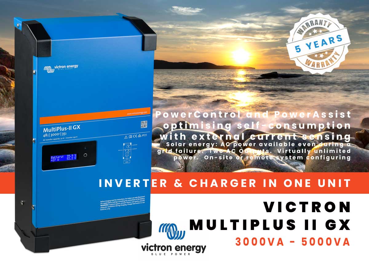 Featured image for “Victron MultiPlus-II GX Inverter/Charger”