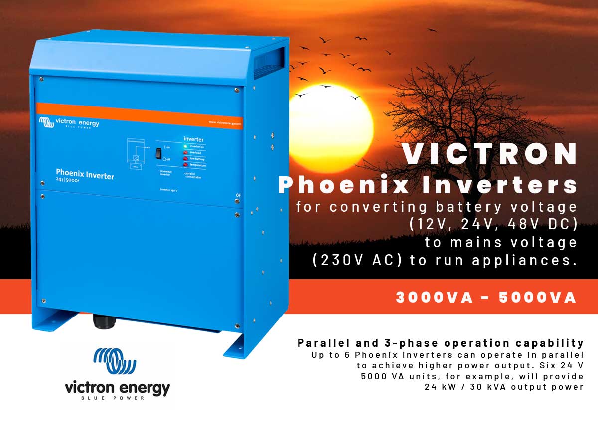 Featured image for “Victron Phoenix Inverters 3000VA – 5000VA”