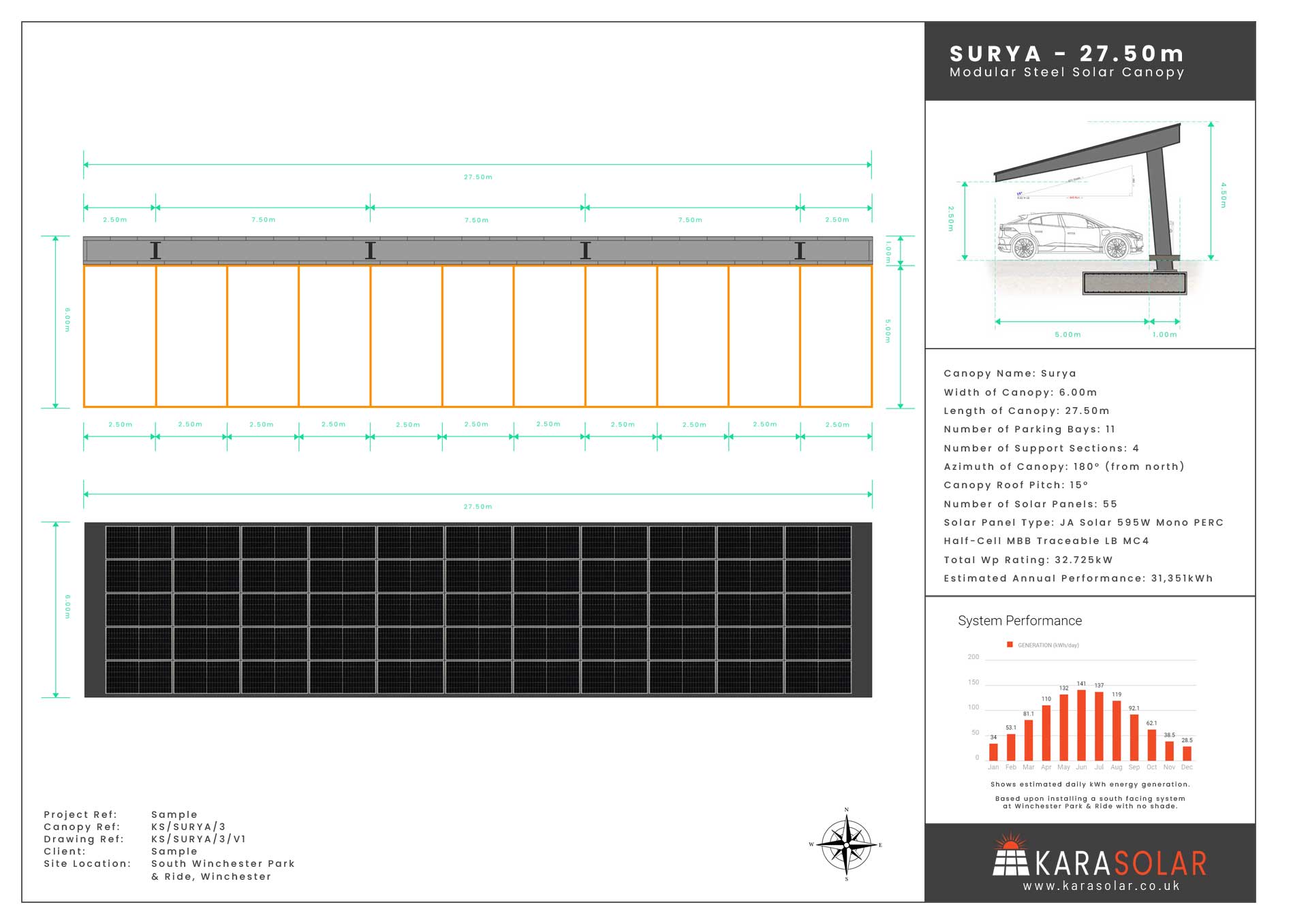 Surya-Solar-Canopy-Datasheet-Sample-27.50m